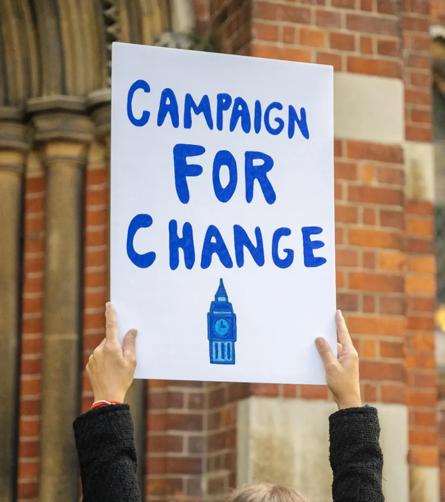 Leave a message on our Waiting Wall